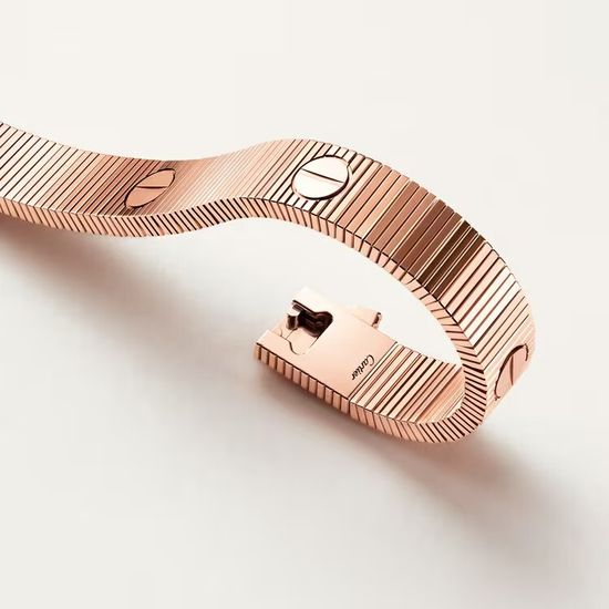 Браслет Cartier LOVE Unlimited Bracelet flexible в розовом золоте