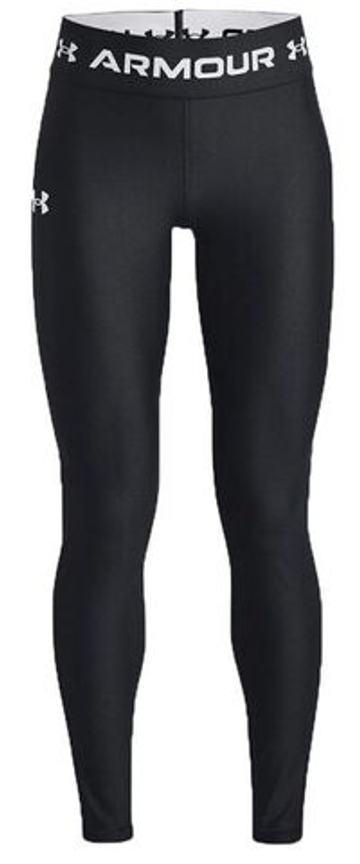 Штаны для девочки теннисные Under Armour Girls' HeatGear Leggings - черный