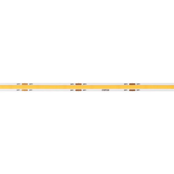 Светодиодная лента Arlight 8W/m 320LED/m CSP теплый белый 5М COB-X320-8mm 24V Warm3500 044584