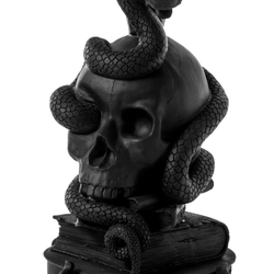 Канделябр Giant Burlesque Skull Black 14873 NER