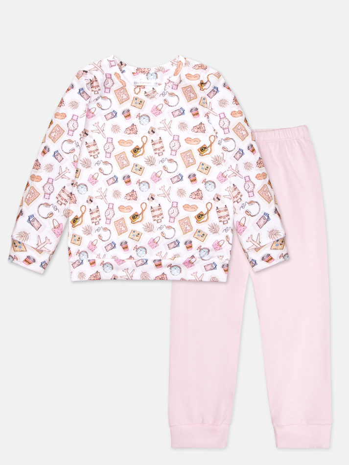 8201 Пижама из хлопка Mini-kids/ Cotton pyjamas/ Pigiama di cotone (080 см / DREAMS OF... 080-164 / Rita Romani)