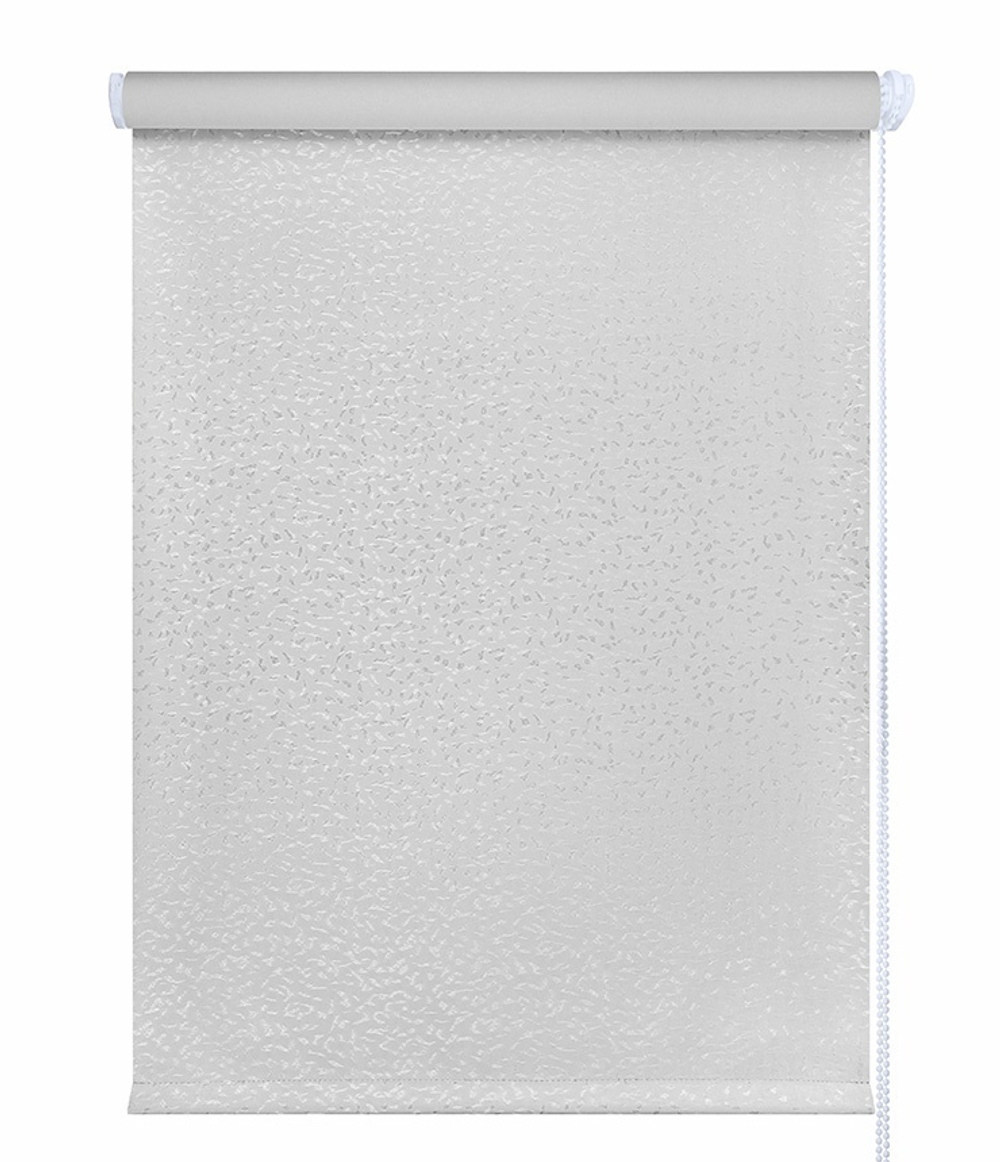 Рулонные шторы Кристалл блэкаут Серый