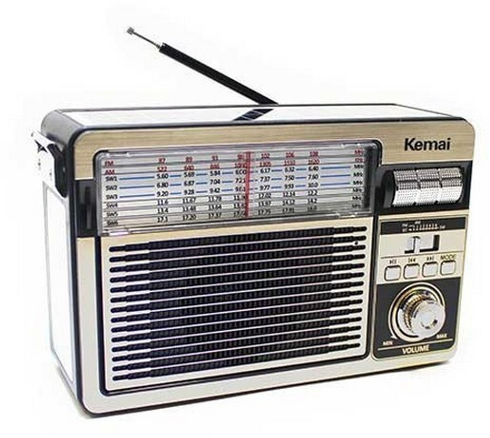Радиоприемник Kemai MD-515BT-S Солнечная батарея!