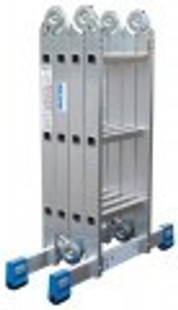 Универсальная шарнирная лестница STABILO 4х3 (123510)