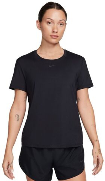 Женская теннисная футболка Nike Dri-Fit One Classic Top - черный