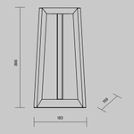 Ландшафтный светильник Outdoor O466FL-L12B3K