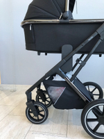 Коляска детская Peppy Tecla 2 в 1 Shadow Black Chrome Edition (Черный)