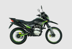 Мотоцикл эндуро ROCKOT XR250 (черный/зеленый, 21/18, ЭПТС)