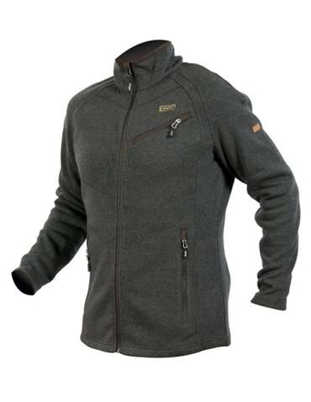 Куртка Hart Celle-FZ Knitted Fleece-270 (Green Melange)