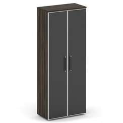 Shift Шкаф высокий широкий SK.ST-1.10R black Дуб Мали/Стекло Black 800*420*1977