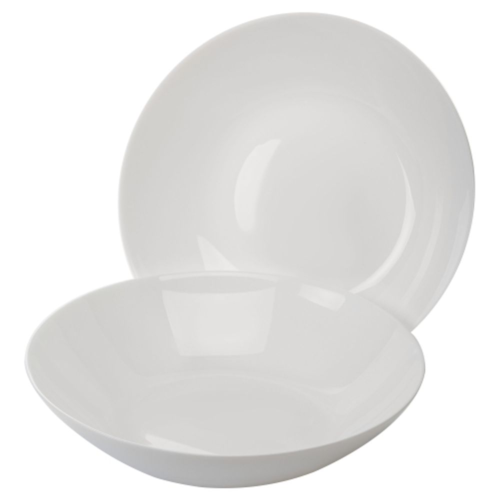 Тарелка White Fox Muscat WF-SBD20-48 суповая круглая опаловая белая D20 см 660 мл | White Fox