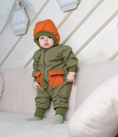 Демисезонный комбинезон Bloom (теп.хаки/теп.терракот)