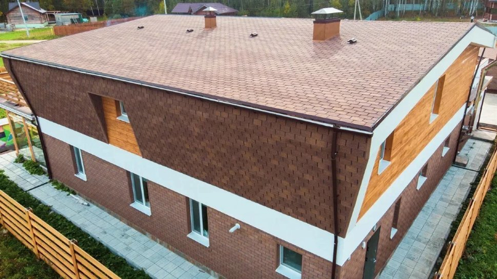 Гибкая черепица ТехноНиколь SHINGLAS МОДЕРН Дюна 3 м2/уп (Однослойная)