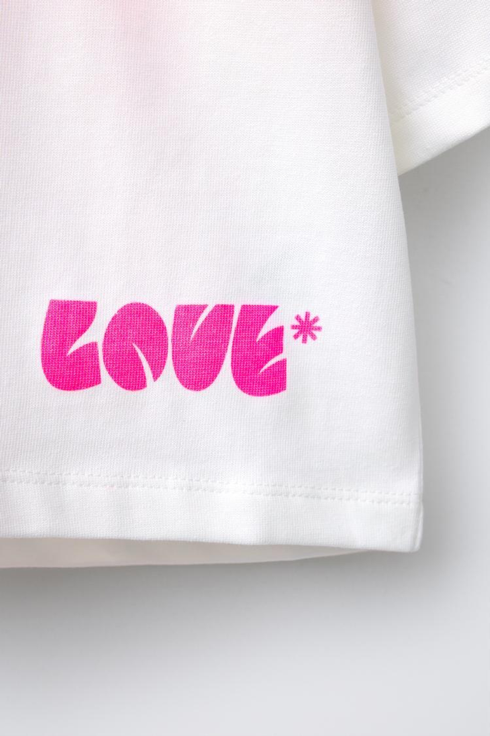 ZARA ФУТБОЛКА С НАДПИСЬЮ, БЕЛЫЙ