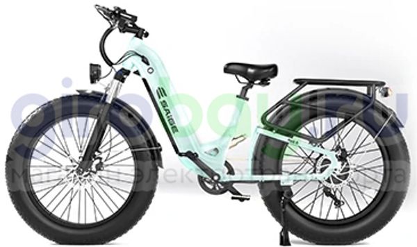 Электровелосипед Saige Rail 6 (48V/20Ah) - Бирюзовый фото №1
