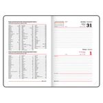 Ежедневник датированный 2023 А5 138x213 мм BRAUBERG "Favorite", под кожу, коричневый, 114004