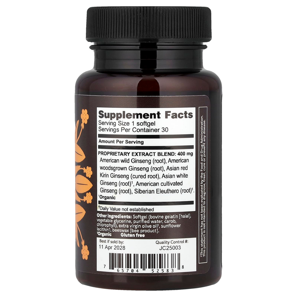 Herbs Etc., Ultimate Ginseng ™, 30 мягких таблеток