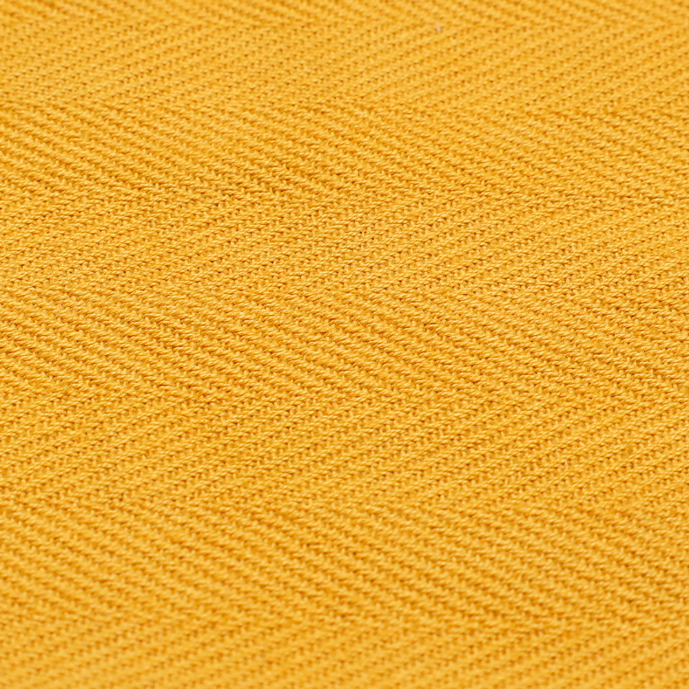 Набор кухонных полотенец с контрастным кантом горчичного цвета из коллекции trendy ruffles, 50х70 см