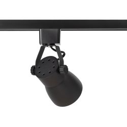 Трековый светильник однофазный ЭРА Taper TR38-GU10 BK под лампу GU10 черный
