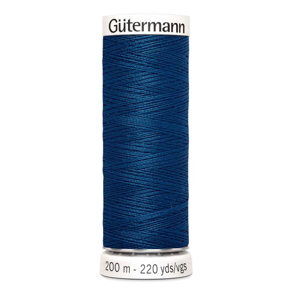 Нитки универсальные Gutermann Sew-all 100 (200 метров), 5 кат. | 967 водная синь