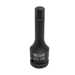 Головка-бита 6-гранная ударная 10мм,1/2'' FORCEKRAFT FK-24407810MPB