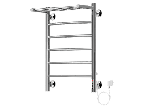 Полотенцесушитель Royal Thermo Аора П6 c полкой 450х650 электро (new встроен. диммер)