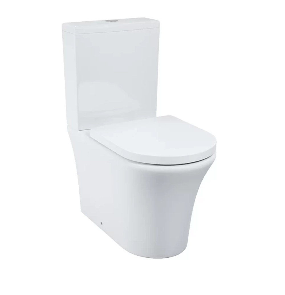 Унитаз Iddis Stone STNRDSEi24 безободковый, с бачком, с крышкой микролифт