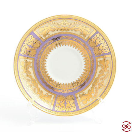 Набор блюдец Falkenporzellan Diadem Violet Creme Gold 15см (6 шт)