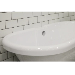 Акриловая ванна Radomir (Радомир) Леонесса 175х80, на ножках "лилия" Chrome