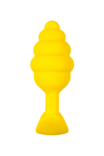 Желтая анальная втулка Vikki - 9 см.