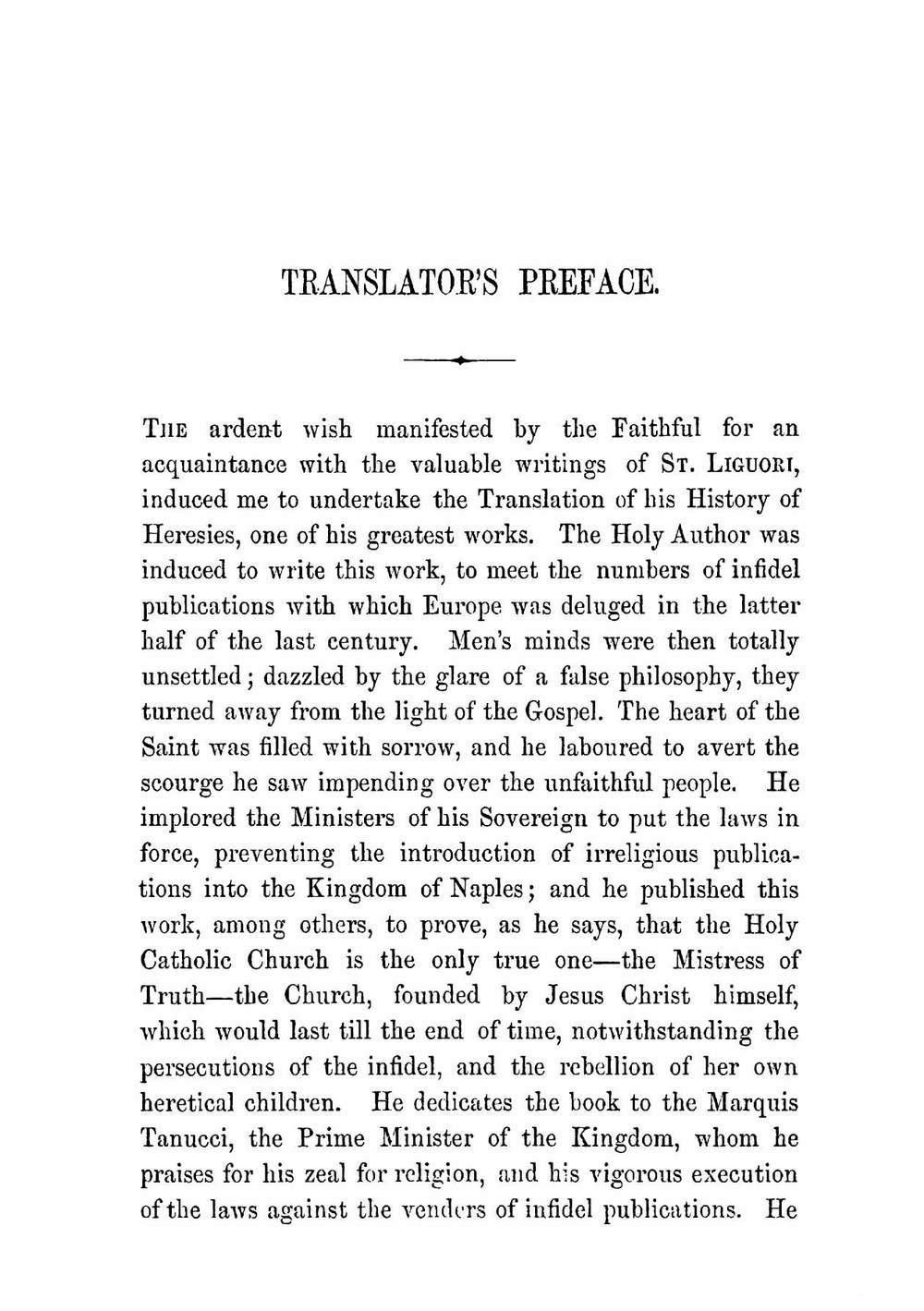 The history of heresies and their refutation or, The triumph of the church | Alfonso Maria de Liguori