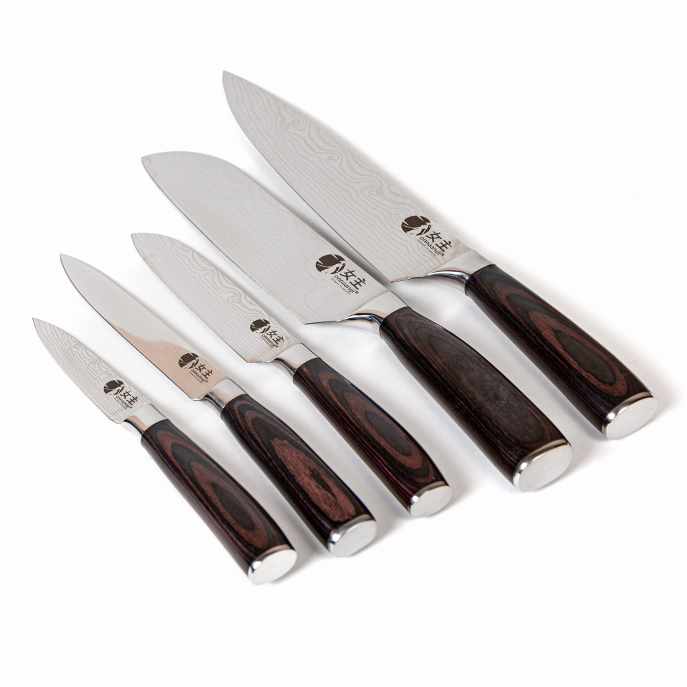 Набор кухонных ножей из 5 предметов. Onnaaruji Standart Series