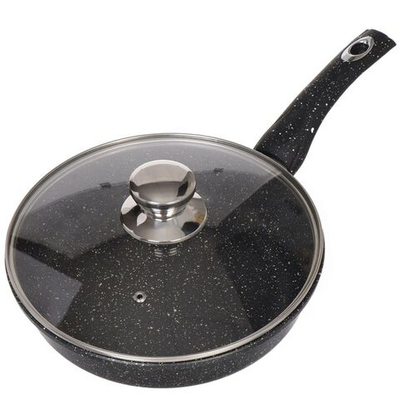 Сковорода алюминий, 24 см, антиприг, Горница, Гранит, с2452аг, с крыш