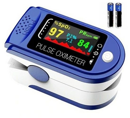Портативный пульсоксиметр на палец Fingertip Pulse Oximeter LK88