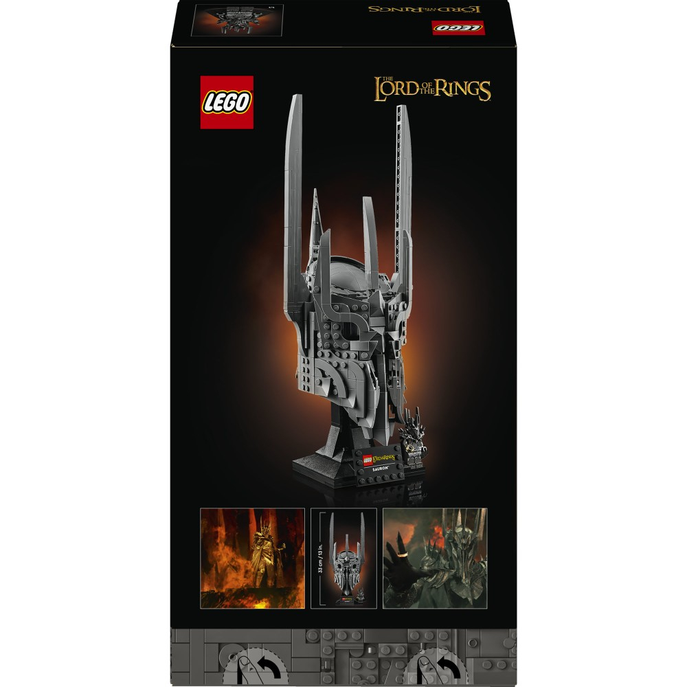 Конструктор LEGO Icons 11373 Властелин колец: Шлем Саурона — фото 4