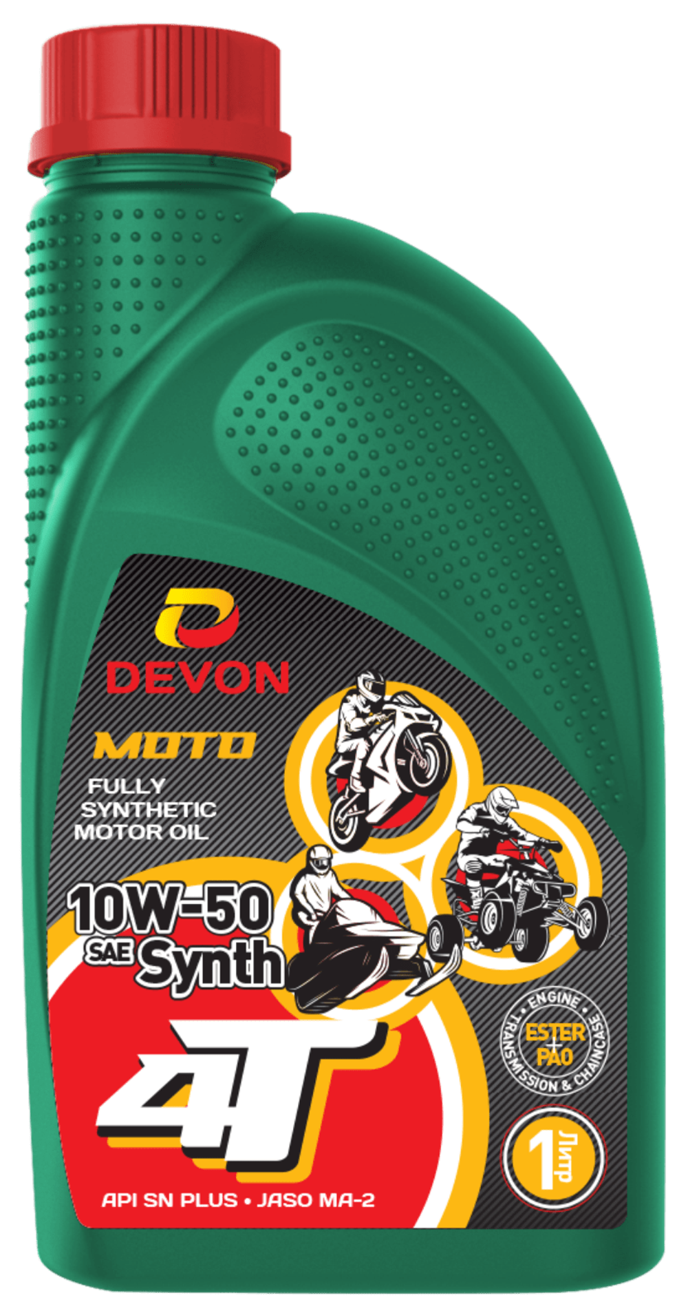 Масло Devon 4T SAE 10W50 Synth