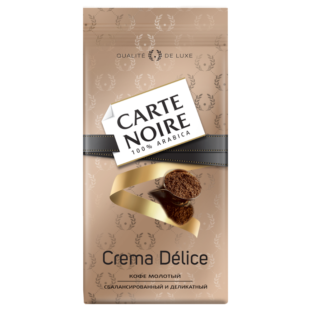 Кофе молотый Carte Noire Crema delice натуральный жареный 230 гр