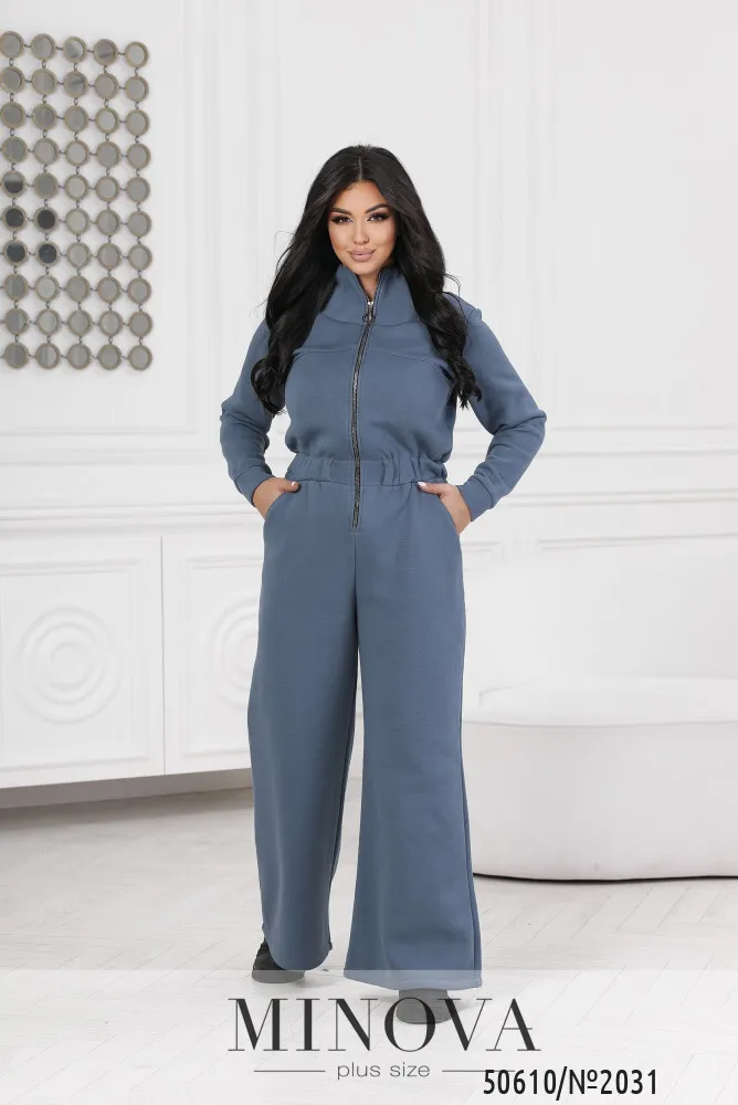 Комбинезон 2031-серо-голубой Minova