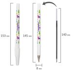 Ручка шариковая ЮНЛАНДИЯ "LAMA", синяя, SOFT TOUCH покрытие, узел 0,7 мм, линия письма 0,35 мм, 143735