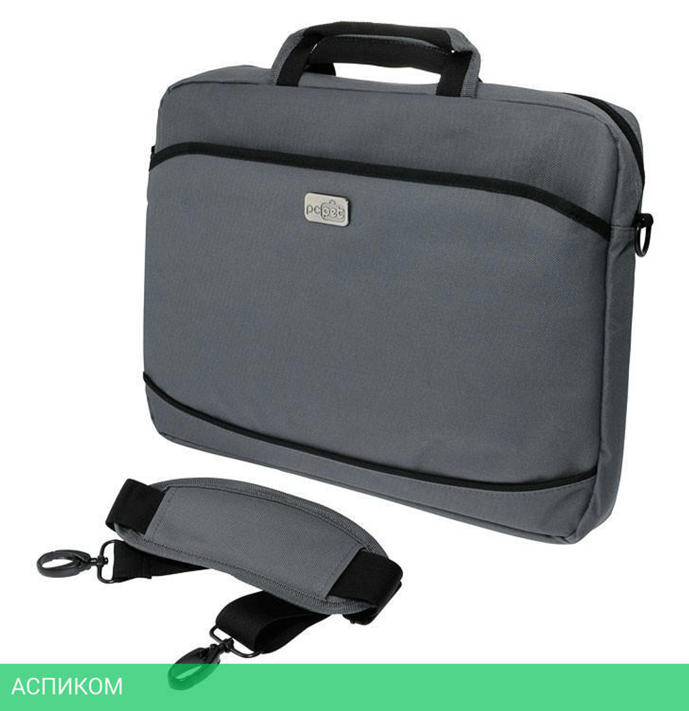 Сумка для ноутбука PC Pet PCP-A1315GY серый