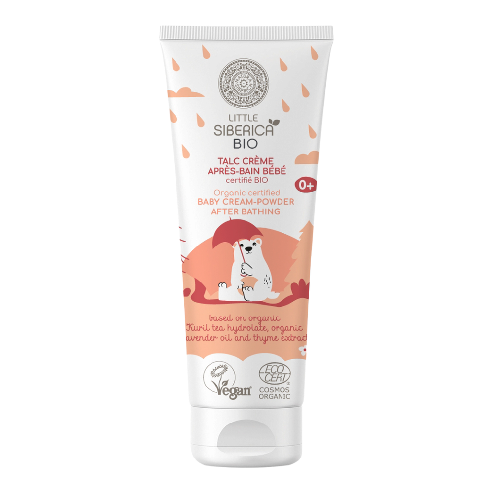 Крем-пудра для детей после купания, 75мл (Little Siberica)
