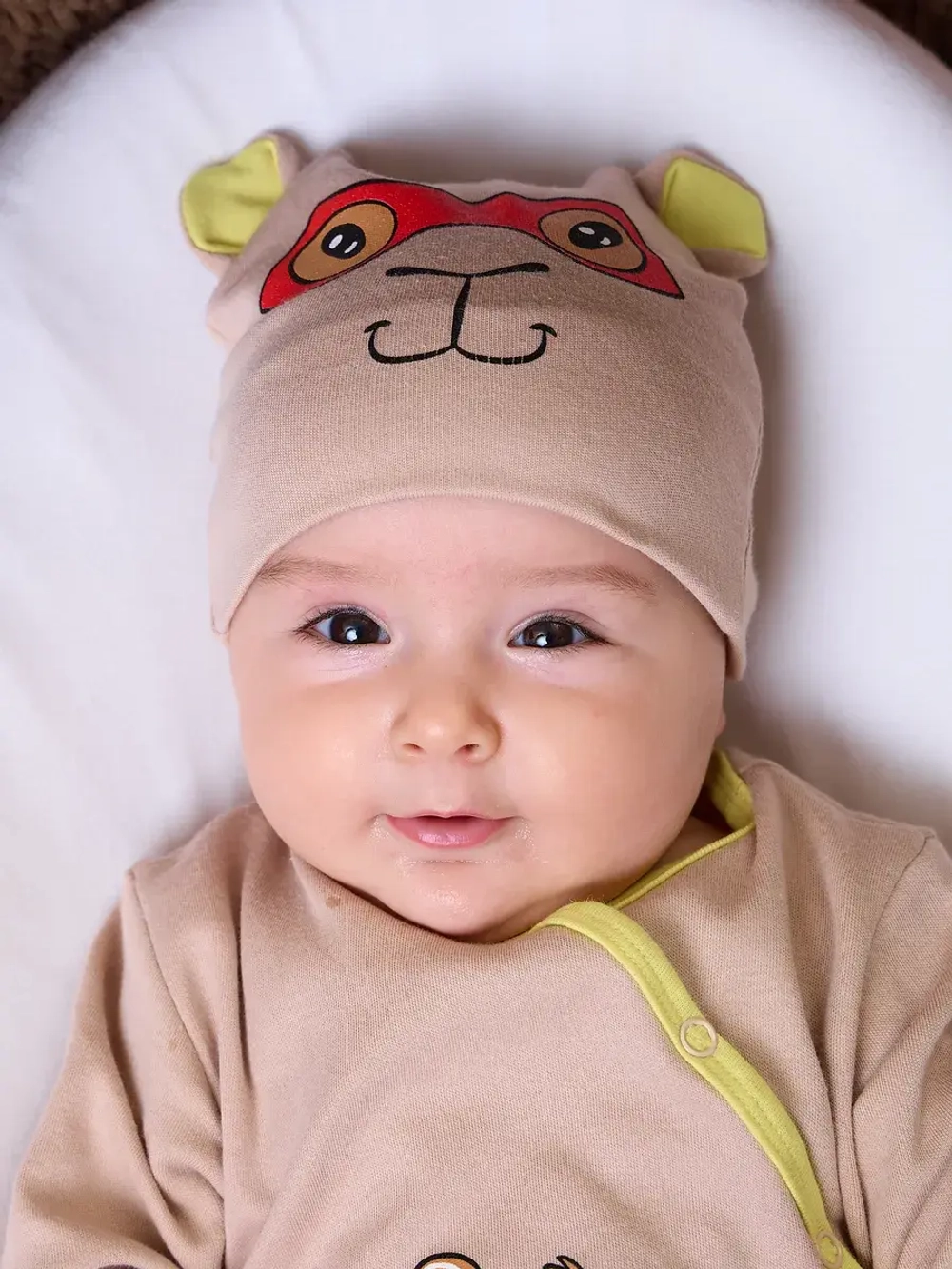 слип для новорожденного с капибарой