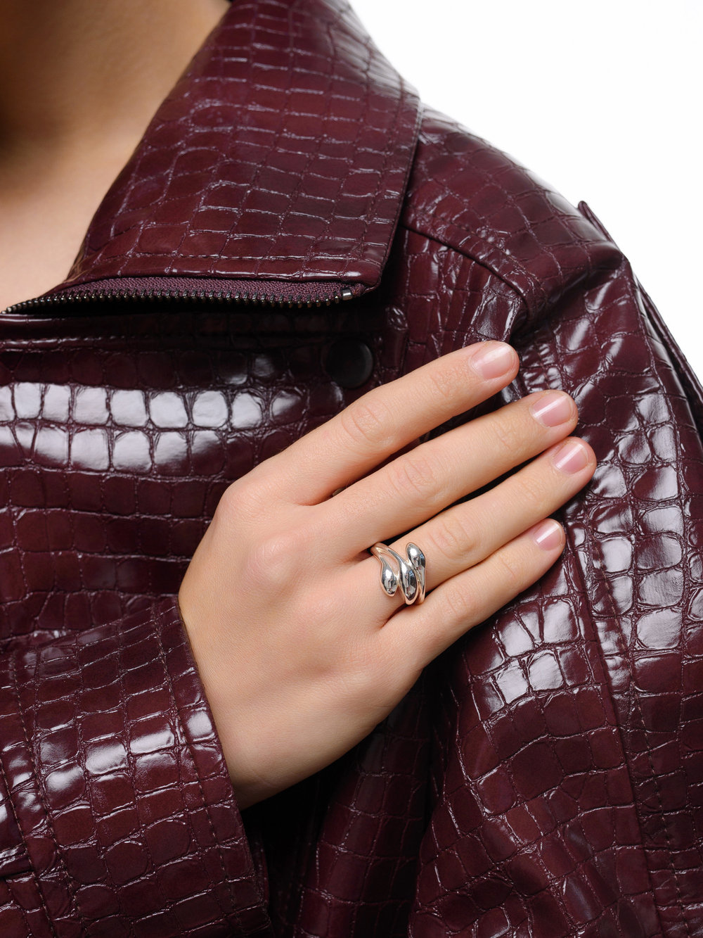 Кольцо "Grain" Silver