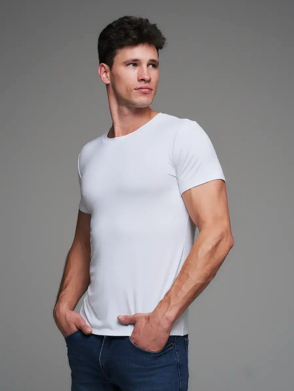 Футболка спортивная однотонная