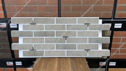 Клинкерная фасадная термопанель Paradyz Mattone Grafit ППС