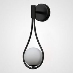 Настенное Бра Hoop Drop Wall Black By Imperiumloft
