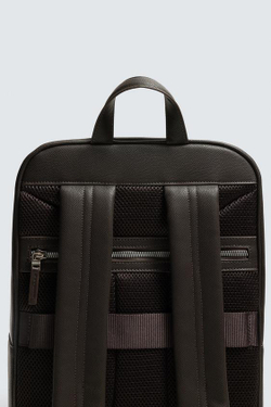 ZARA РЮКЗАК С ТЕКСТУРОЙ, КОРИЧНЕВЫЙ