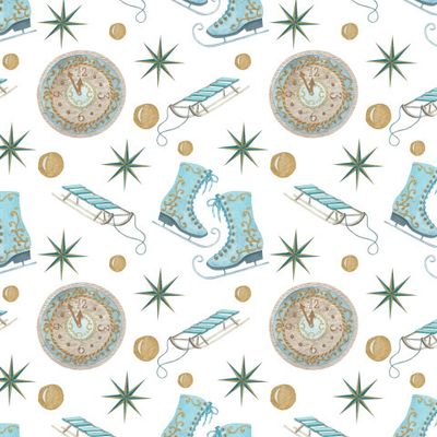 Коньки, санки и ретрочасы