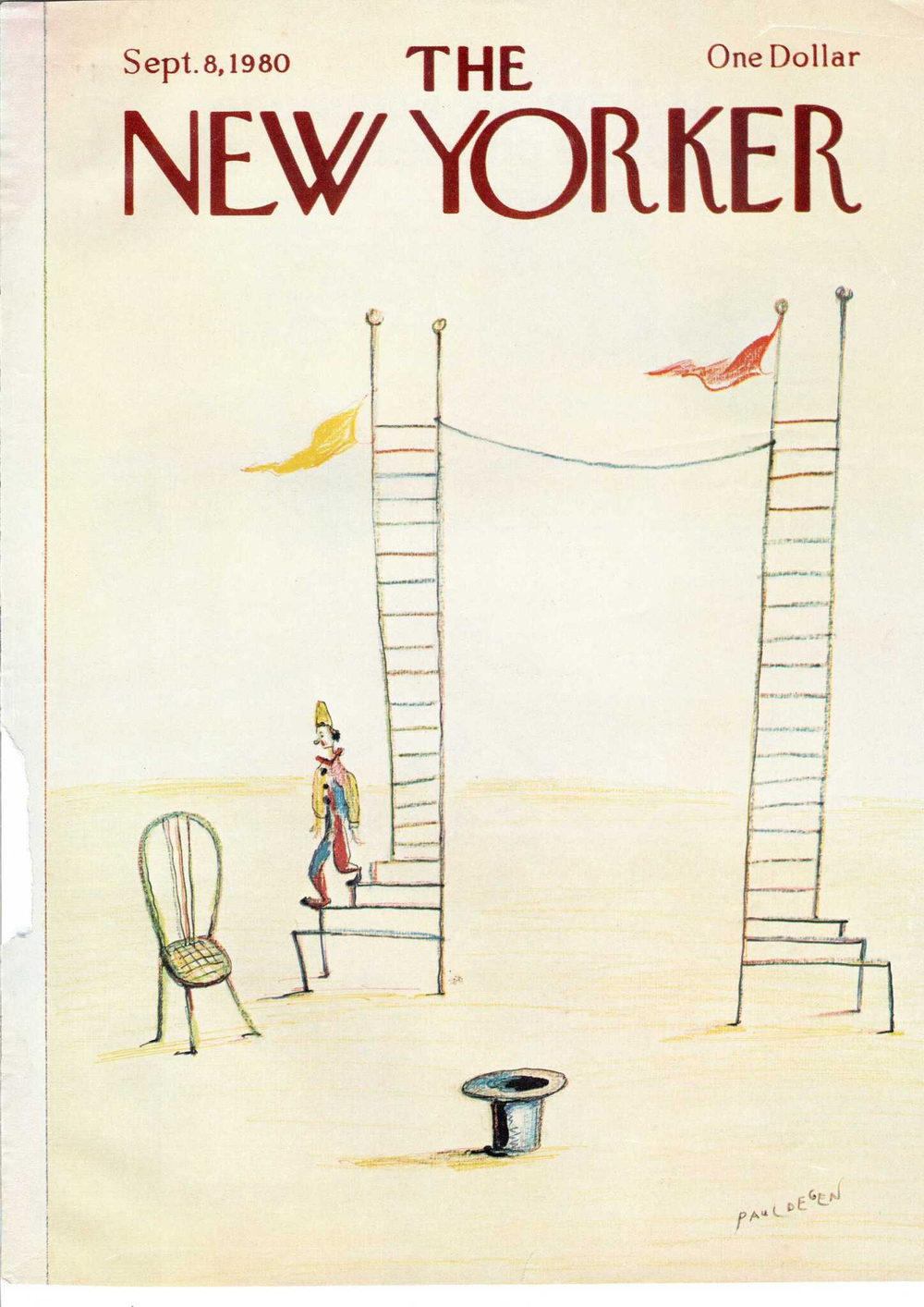 Журнал The New Yorker 08-09-1980, обложка