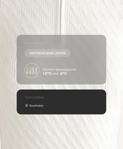 Oysho Термофутболка Base Layer с жаккардовым узором, белый